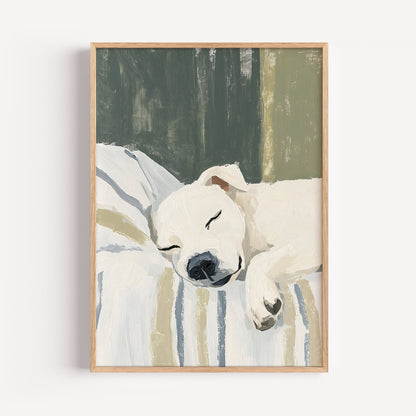 Staffy Wall Art Print